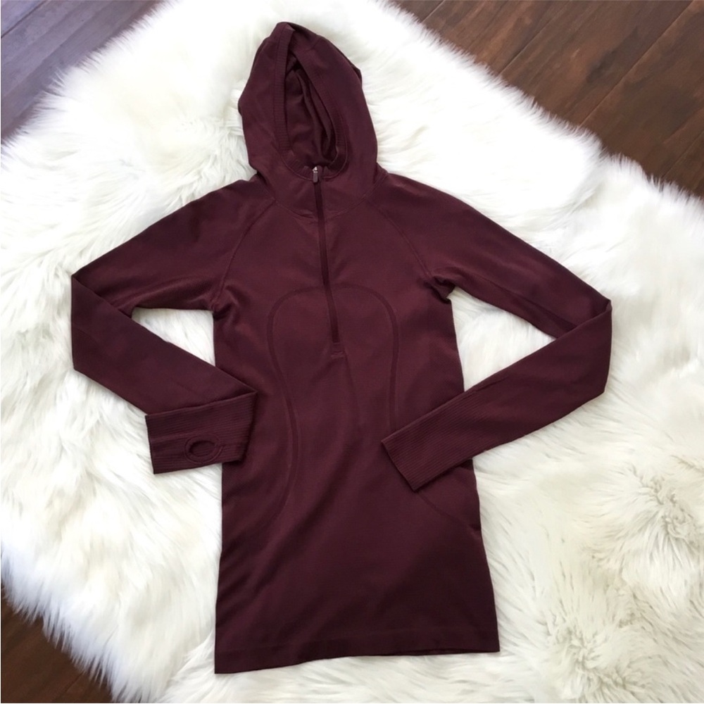 Lululemon swiftly tech long sleeve shirt with hood